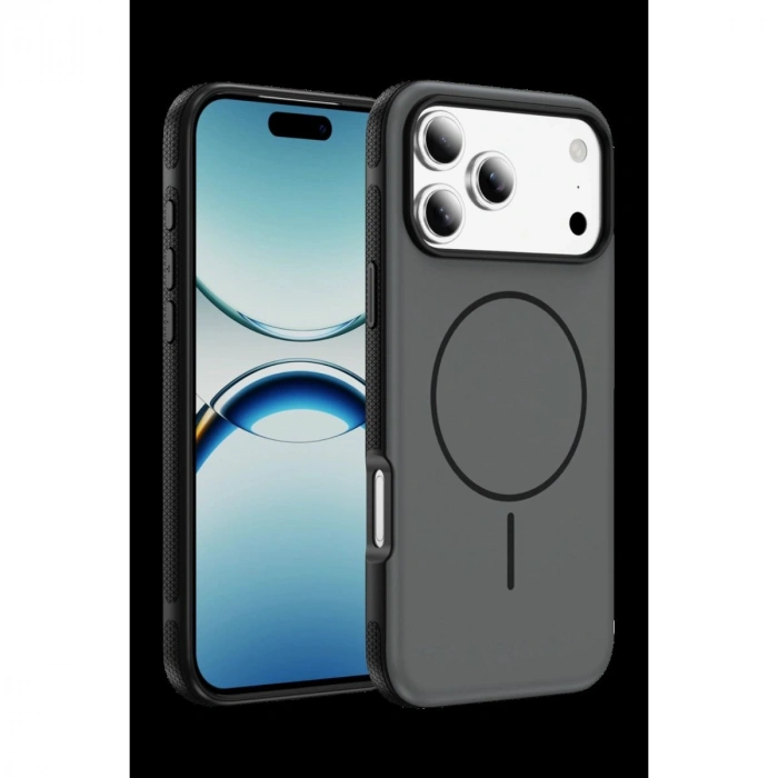 MARSİLYAN™-  Apple İphone 17 Pro Max Neksa Magsafe Kapak - Siyah