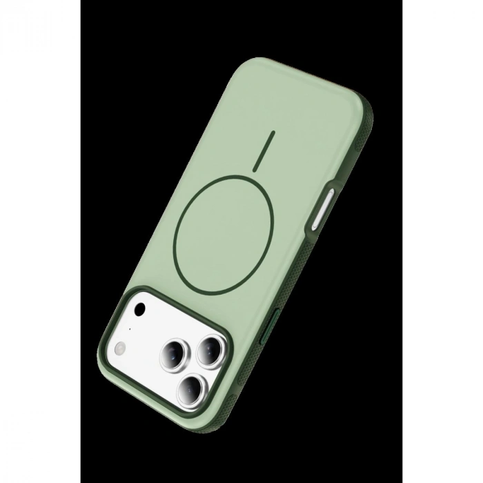 MARSİLYAN™-  Apple İphone 17 Pro Max Neksa Magsafe Kapak- Yeşil