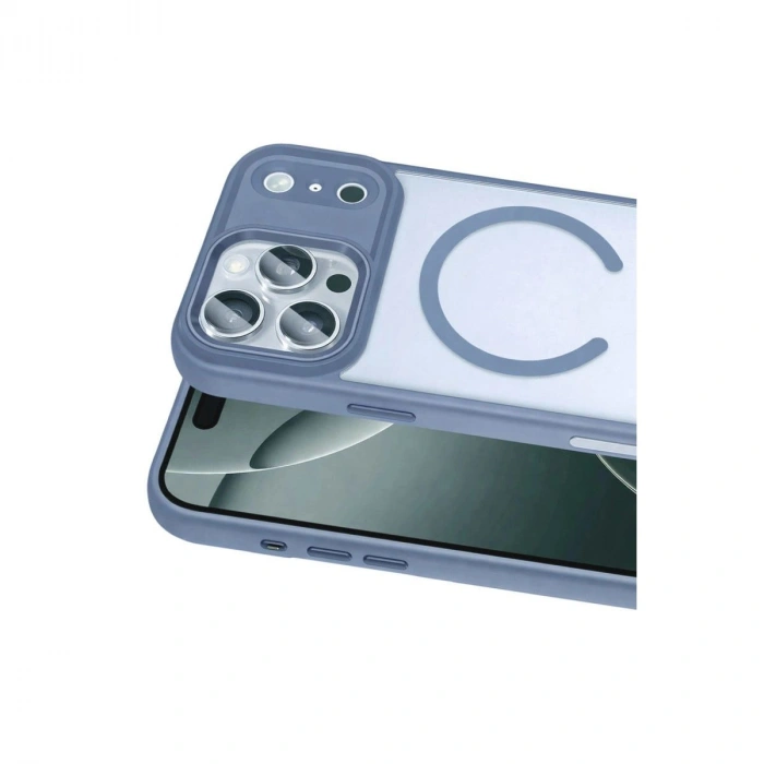 MARSİLYAN™-  Apple İphone 17 Pro Max Terea Magsafe Kapak - Açık Mavi