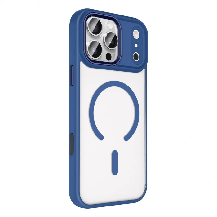 MARSİLYAN™-  Apple İphone 17 Pro Max Terea Magsafe Kapak - Lacivert