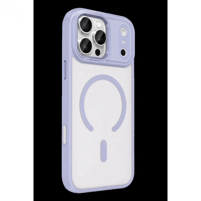 MARSİLYAN™-  Apple İphone 17 Pro Max Terea Magsafe Kapak - Mor