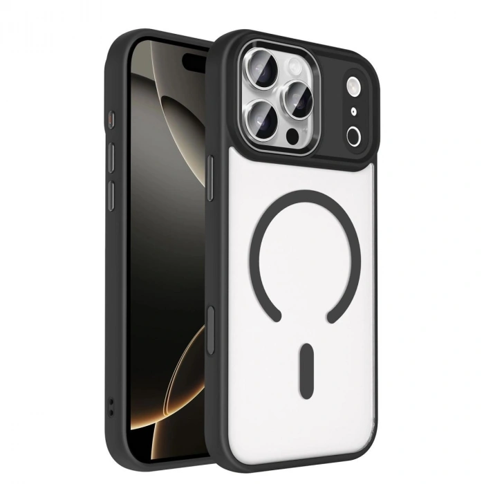MARSİLYAN™-  Apple İphone 17 Pro Max Terea Magsafe Kapak - Siyah