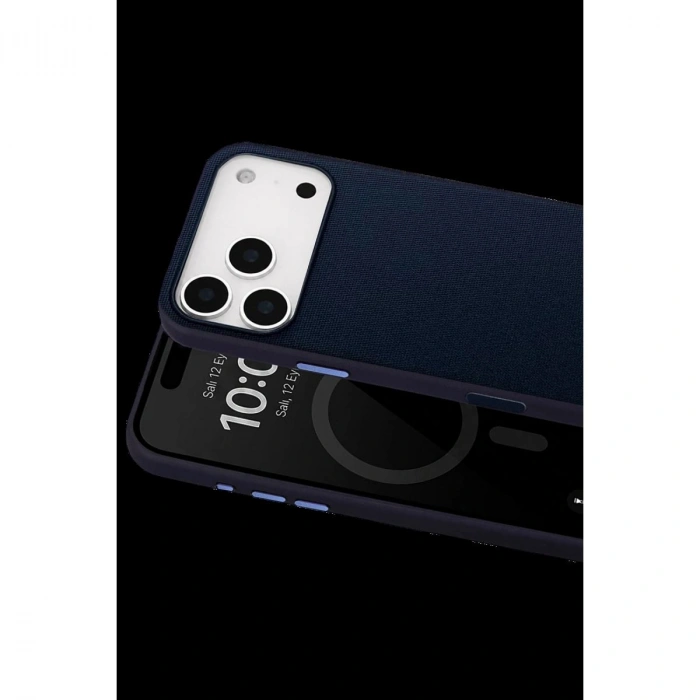 MARSİLYAN™-  Apple İphone 17 Pro Max Vero Magsafe Kapak - Mavi
