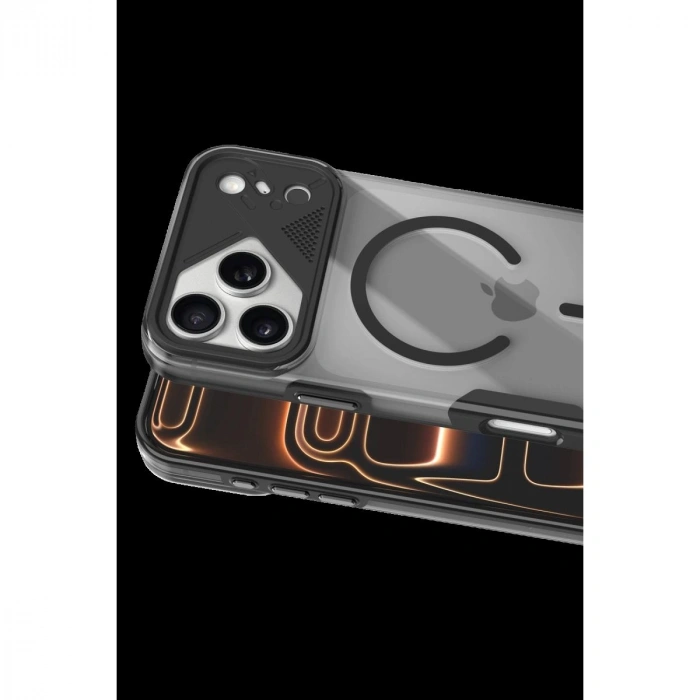 MARSİLYAN™-  Apple İphone 17 Pro Max Zinko Magsafe Kapak - Siyah
