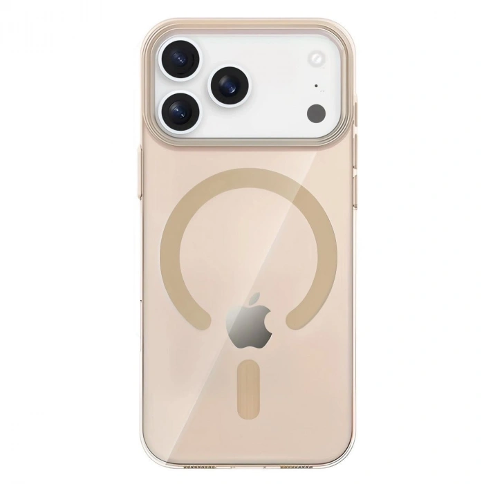 MARSİLYAN™-  Apple İphone 17 Pro Pc Blank Magsafe Kapak - Çöl Titanyum
