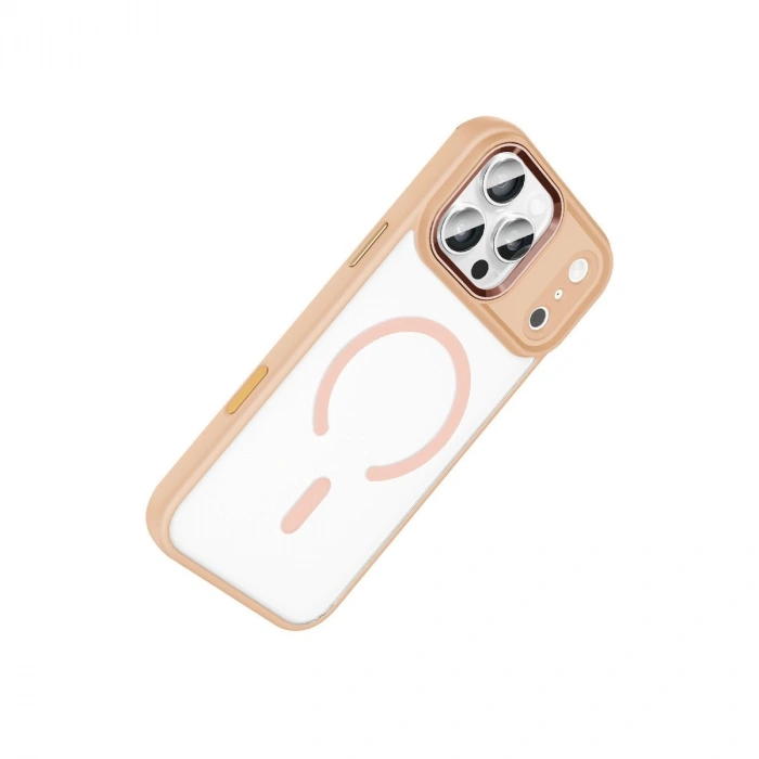 MARSİLYAN™-  Apple İphone 17 Pro Terea Magsafe Kapak - Pembe
