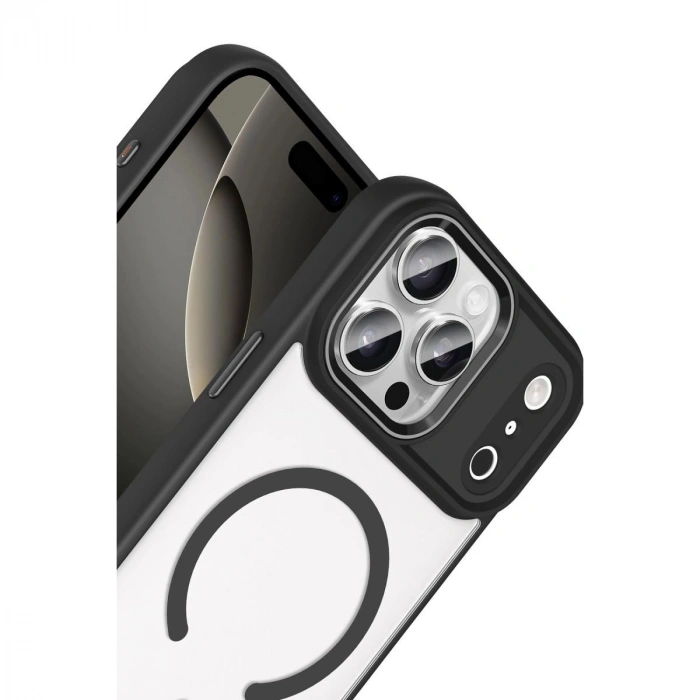 MARSİLYAN™-  Apple İphone 17 Pro Terea Magsafe Kapak - Siyah