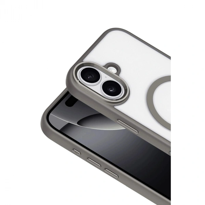 MARSİLYAN™-  Apple İphone 17 Terea Magsafe Kapak - Gri