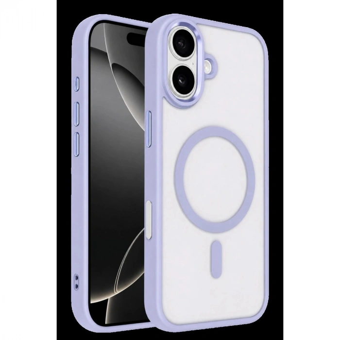 MARSİLYAN™-  Apple İphone 17 Terea Magsafe Kapak - Mor