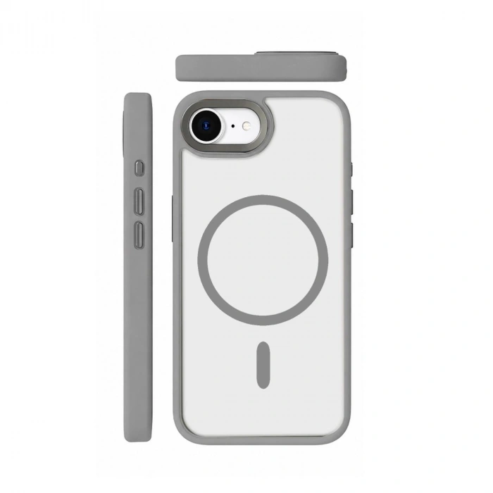 MARSİLYAN™-  Apple İphone 17e Terea Magsafe Kapak - Gri