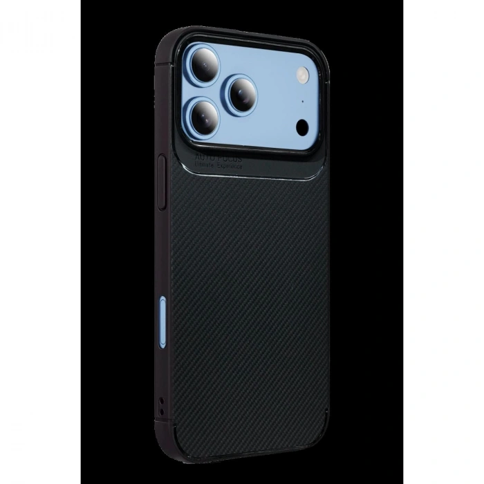 MARSİLYAN™-  Apple İphone 18 Pro Max Auto Focus Karbon Kapak - Siyah