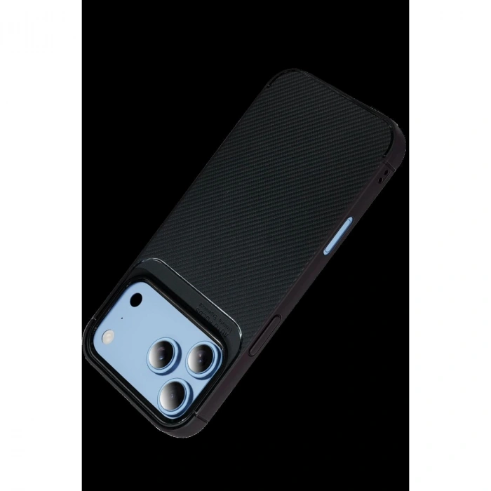 MARSİLYAN™-  Apple İphone 18 Pro Max Auto Focus Karbon Kapak - Siyah