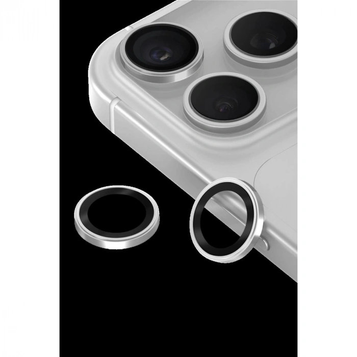 MARSİLYAN™- Apple İphone 18 Pro Max Bilvis Titan Kamera Lens - Gümüş