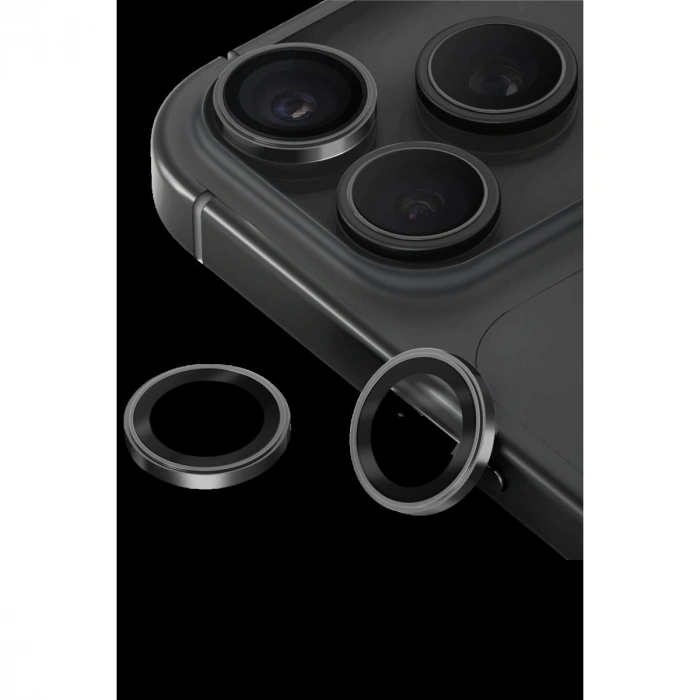 MARSİLYAN™- Apple İphone 18 Pro Max Bilvis Titan Kamera Lens - Siyah
