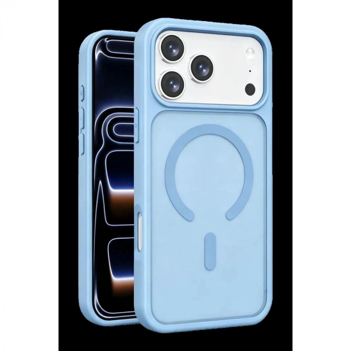 MARSİLYAN™-  Apple İphone 18 Pro Max Jota Magsafe Kapak - Mavi