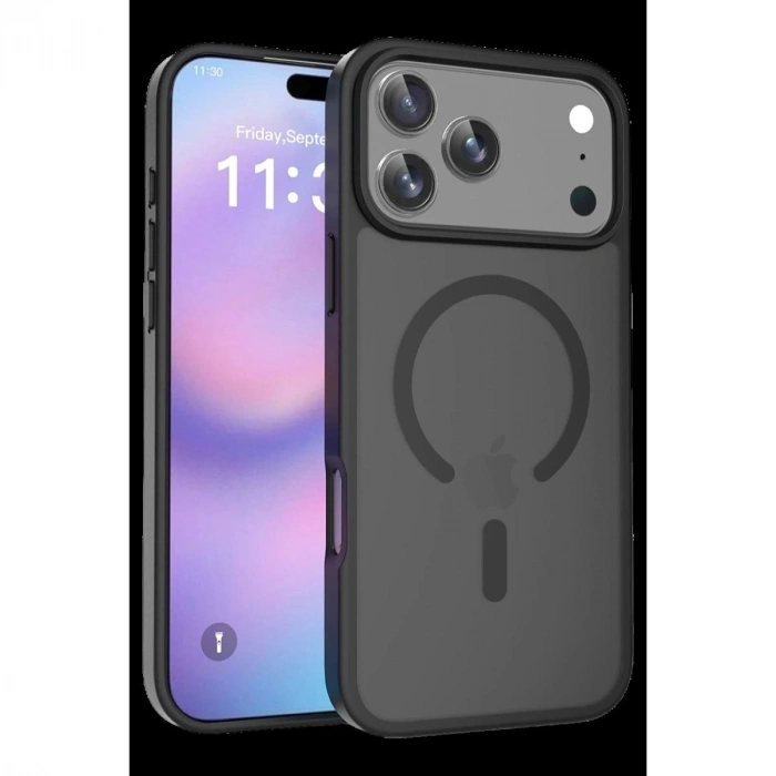 MARSİLYAN™-  Apple İphone 18 Pro Max Jota Magsafe Kapak - Siyah
