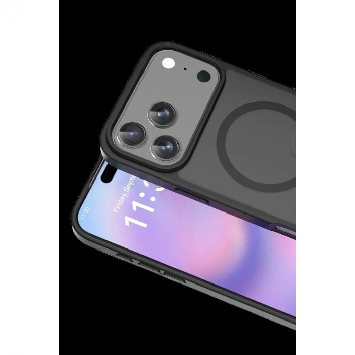 MARSİLYAN™-  Apple İphone 18 Pro Max Jota Magsafe Kapak - Siyah