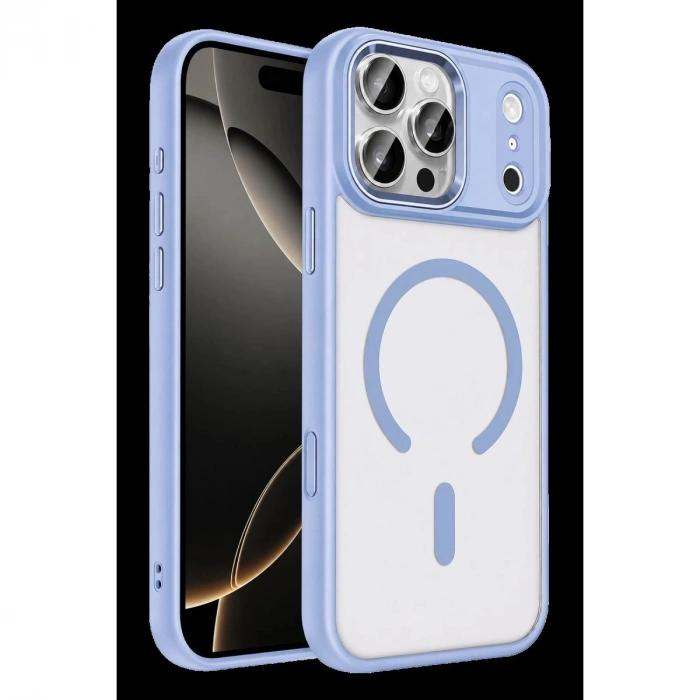 MARSİLYAN™-  Apple İphone 18 Pro Max Terea Magsafe Kapak - Sierra Blue