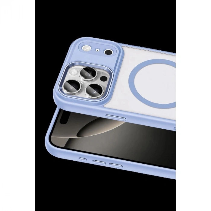 MARSİLYAN™-  Apple İphone 18 Pro Max Terea Magsafe Kapak - Sierra Blue