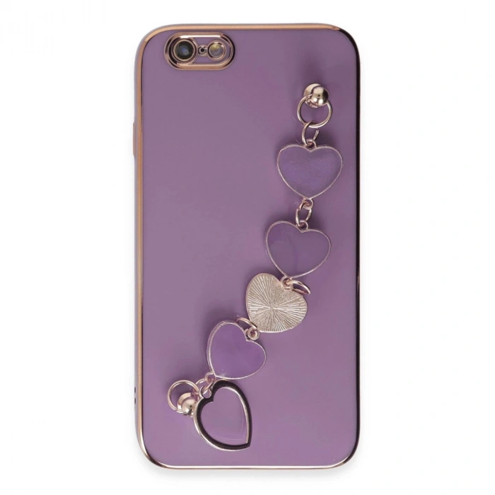 MARSİLYAN™- Apple İphone 6 Kılıf Esila Silikon - Mor