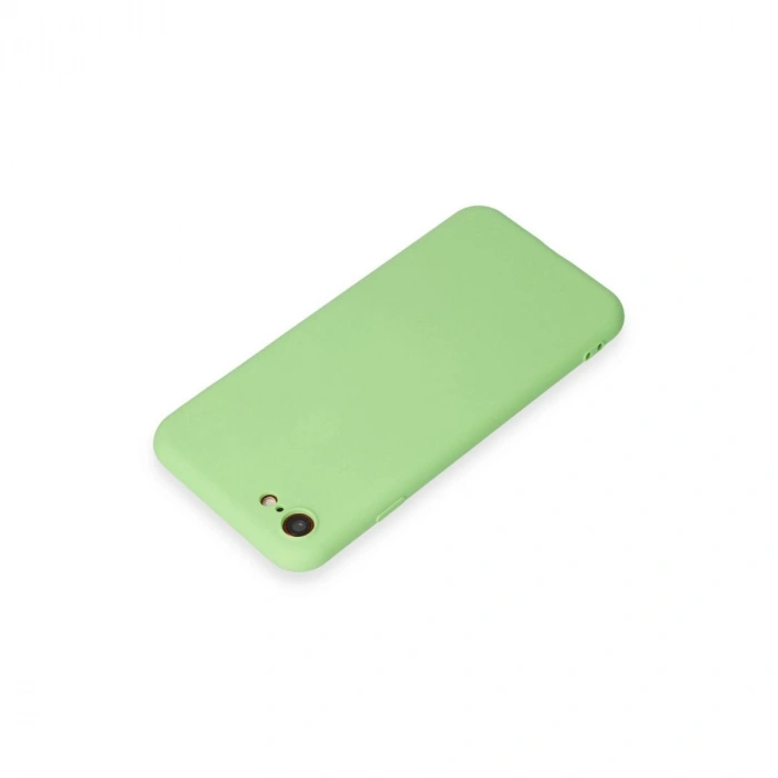 MARSİLYAN™- Apple İphone 7 Kılıf First Silikon - Açık Yeşil