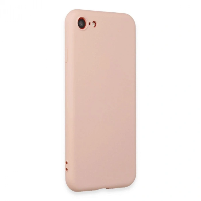 MARSİLYAN™- Apple İphone 7 Kılıf First Silikon - Pudra