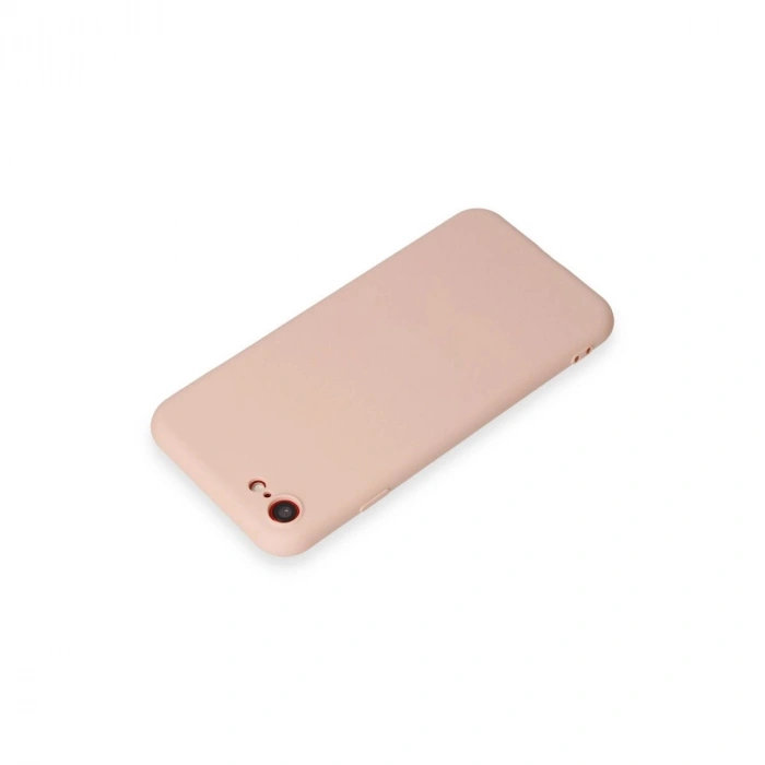 MARSİLYAN™- Apple İphone 7 Kılıf First Silikon - Pudra