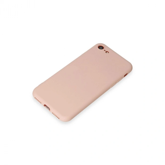 MARSİLYAN™- Apple İphone 7 Kılıf First Silikon - Pudra