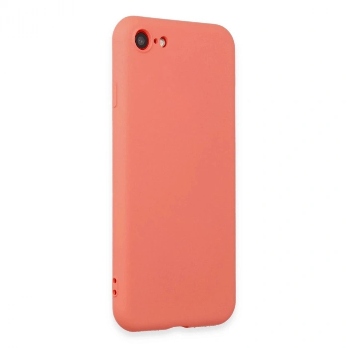 MARSİLYAN™- Apple İphone 7 Kılıf First Silikon - Turuncu
