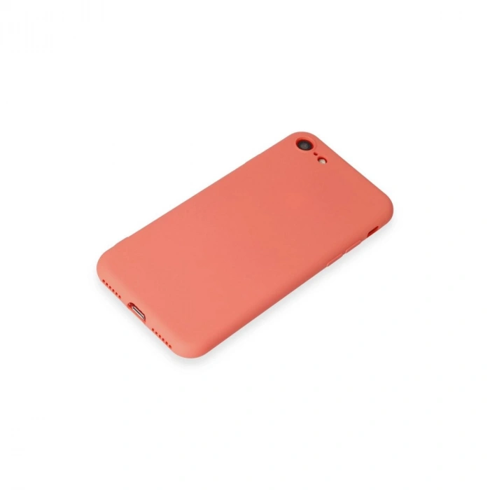 MARSİLYAN™- Apple İphone 7 Kılıf First Silikon - Turuncu