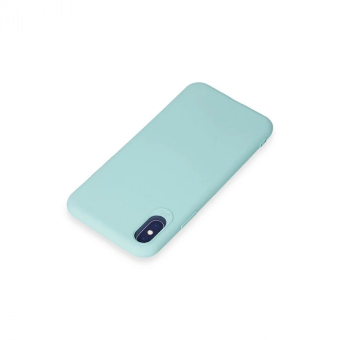 MARSİLYAN™- Apple İphone X Kılıf First Silikon - Turkuaz