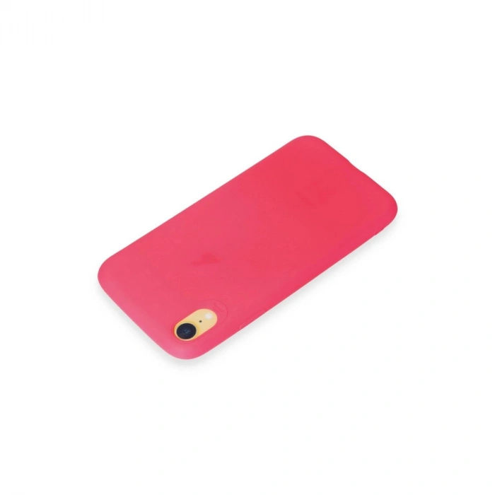 MARSİLYAN™- Apple İphone Xr Kılıf First Silikon - Pembe