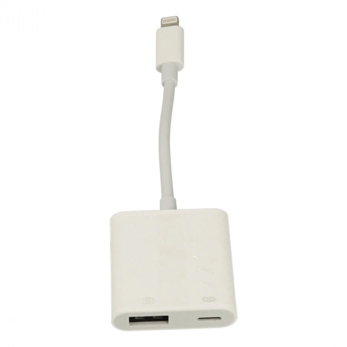 MARSİLYAN™- Apr22 Iphone Otg 2in1 - Beyaz