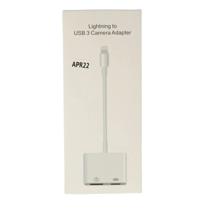 MARSİLYAN™- Apr22 Iphone Otg 2in1 - Beyaz