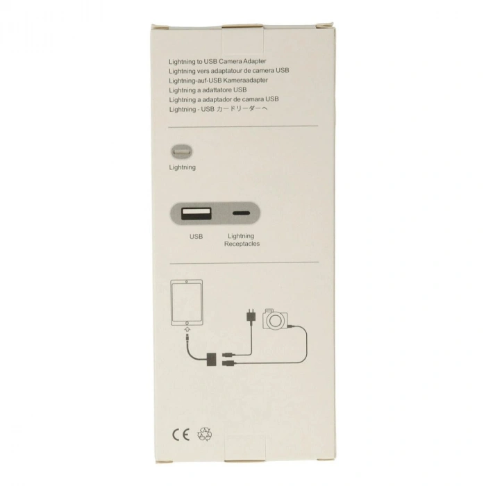 MARSİLYAN™- Apr22 Iphone Otg 2in1 - Beyaz