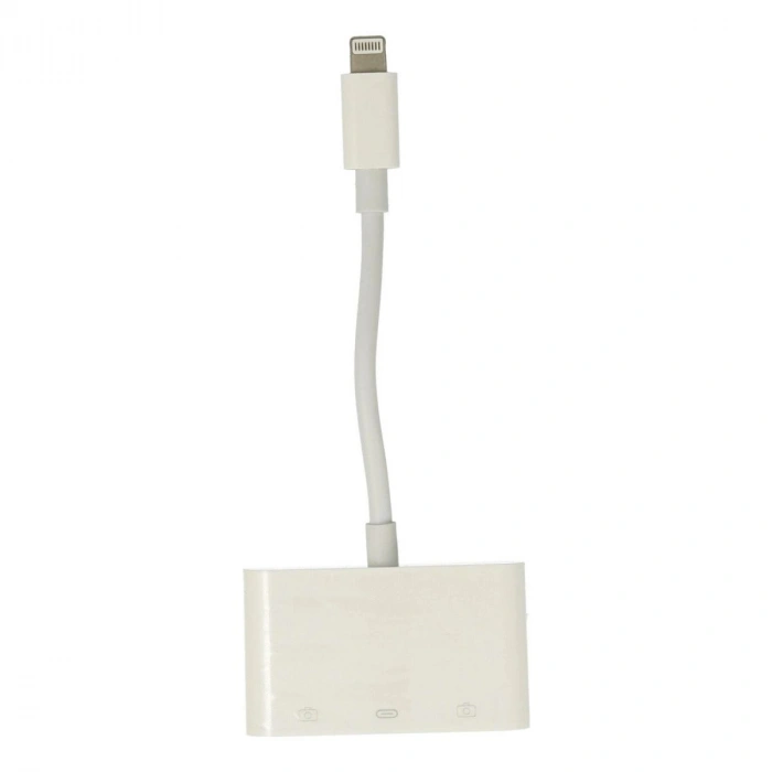 MARSİLYAN™- Apr23 Iphone Otg 3in1 - Beyaz