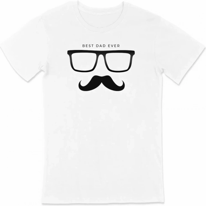 MARSiLYAN- Babalar Günü Baskılı T-shirt - Beyaz