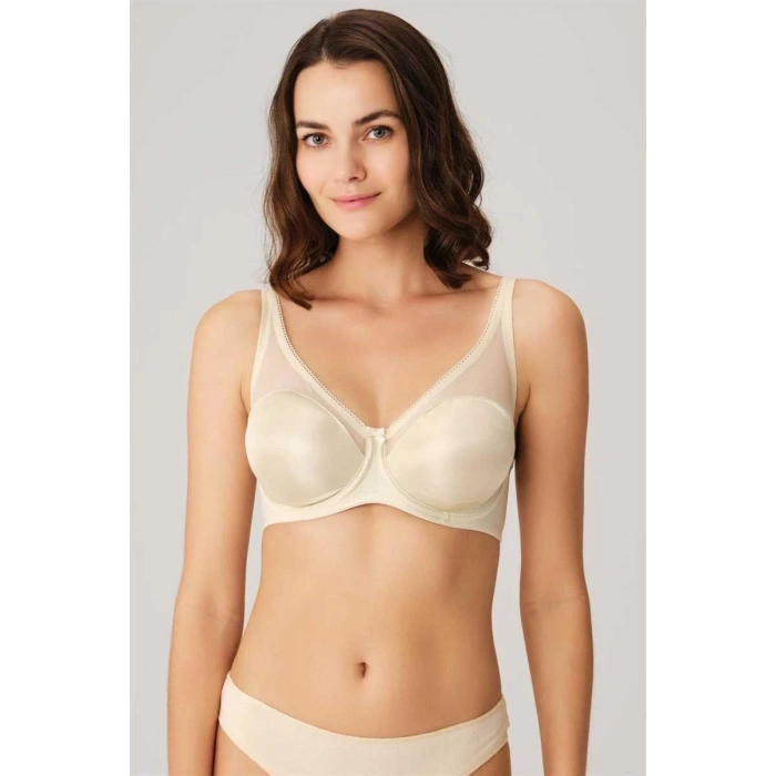 MARSiLYAN-  Balenli Desteksiz Dolgusuz Toparlayıcı Günlük Klasik Küçültücü Sütyen