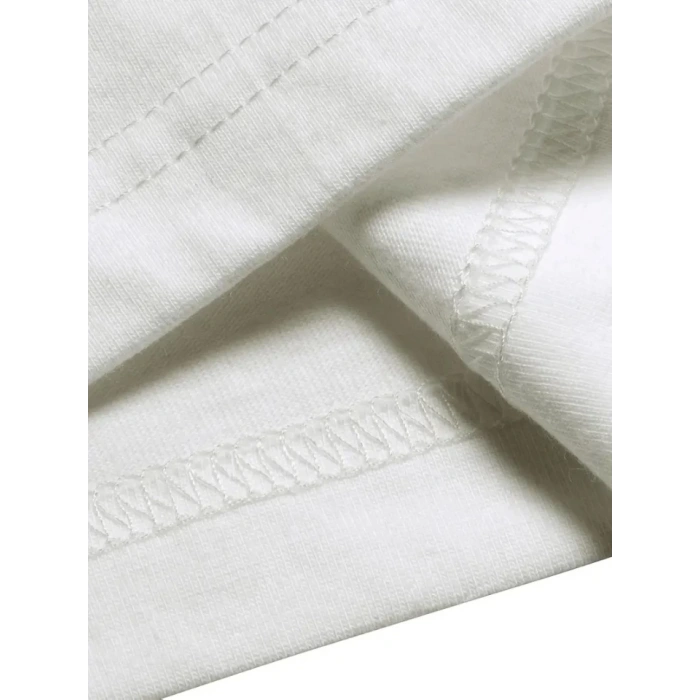 MARSiLYAN- Baskılı Oversize Bisiklet Yaka Tshirt