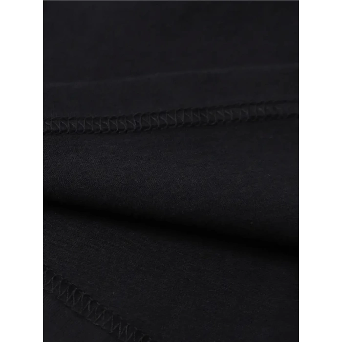 MARSiLYAN- Baskılı Oversize Bisiklet Yaka Tshirt