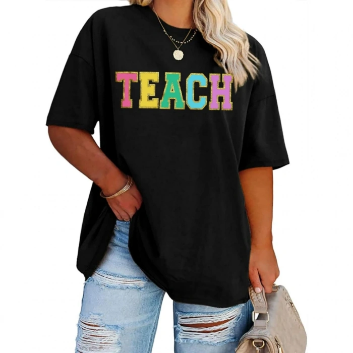 MARSiLYAN- Baskılı T-shirt - Siyah