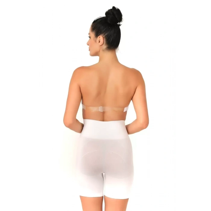 MARSiLYAN- Beyaz  2017 Düşük Bel Double Pantalon Korse