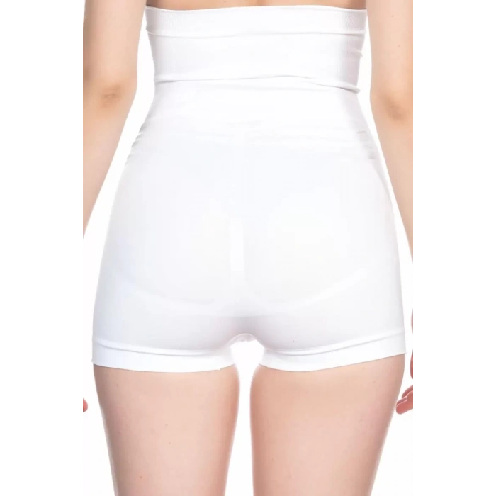 MARSiLYAN- Beyaz  2047 Yüksek Bel Boxer Korse