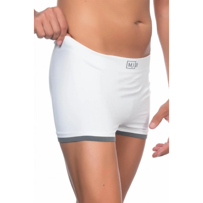 MARSiLYAN-  Beyaz MI Emay 2104 Soft Erkek Boxer