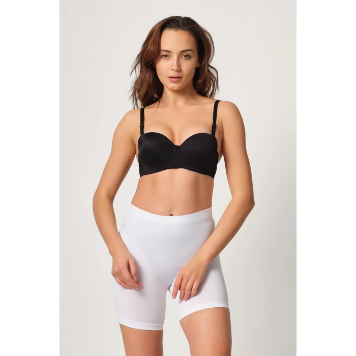 MARSiLYAN-  Beyaz MI Emay 3003 Soft Paçalı Boxer