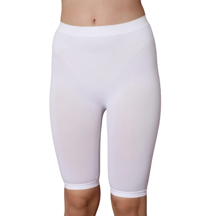 MARSiLYAN-  Beyaz MI Emay 3856 Soft Kapri Tayt