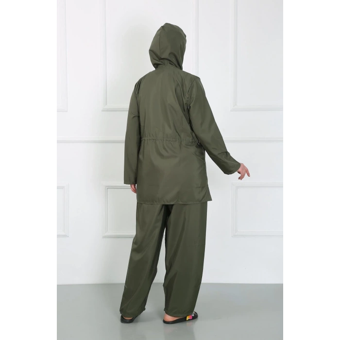 MARSiLYAN- Büyük Beden Tesettür Büyük Mayo Haki