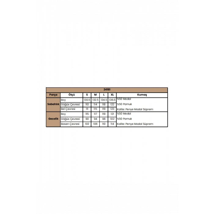 MARSiLYAN- Çiçek Ve Yaprak Desenli Dantelli Ve Dekolteli Sabahlık Takımı