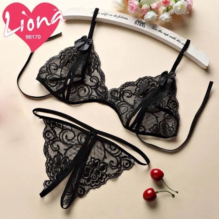 MARSİLYAN-- Dantelli Büyük Beden Sütyen Takımı