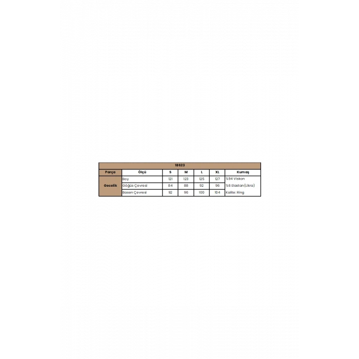 MARSiLYAN-  Dantelli ve Dekolteli Yırtmaçlı Gecelik
